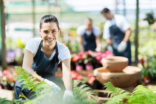 Seasonal garden maintenance activities in Waitara